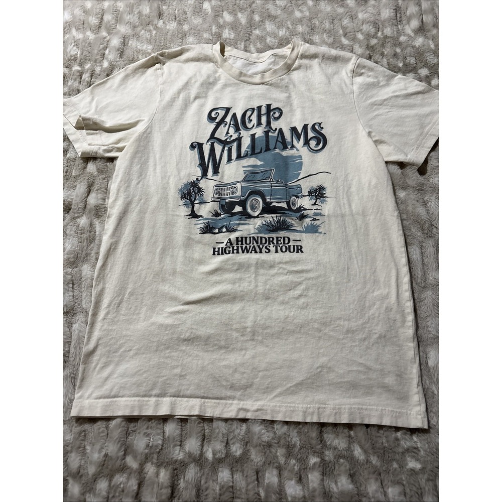 Zach Williams Concert T-shirt "A Hundred High Ways Tour" Medium